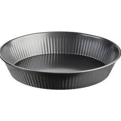 Gifi Cuisson^Plat à gâteau transportable forme rond gris