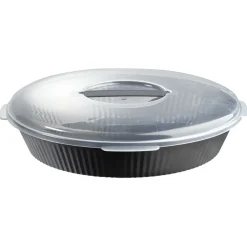 Gifi Cuisson^Plat à gâteau transportable forme rond gris