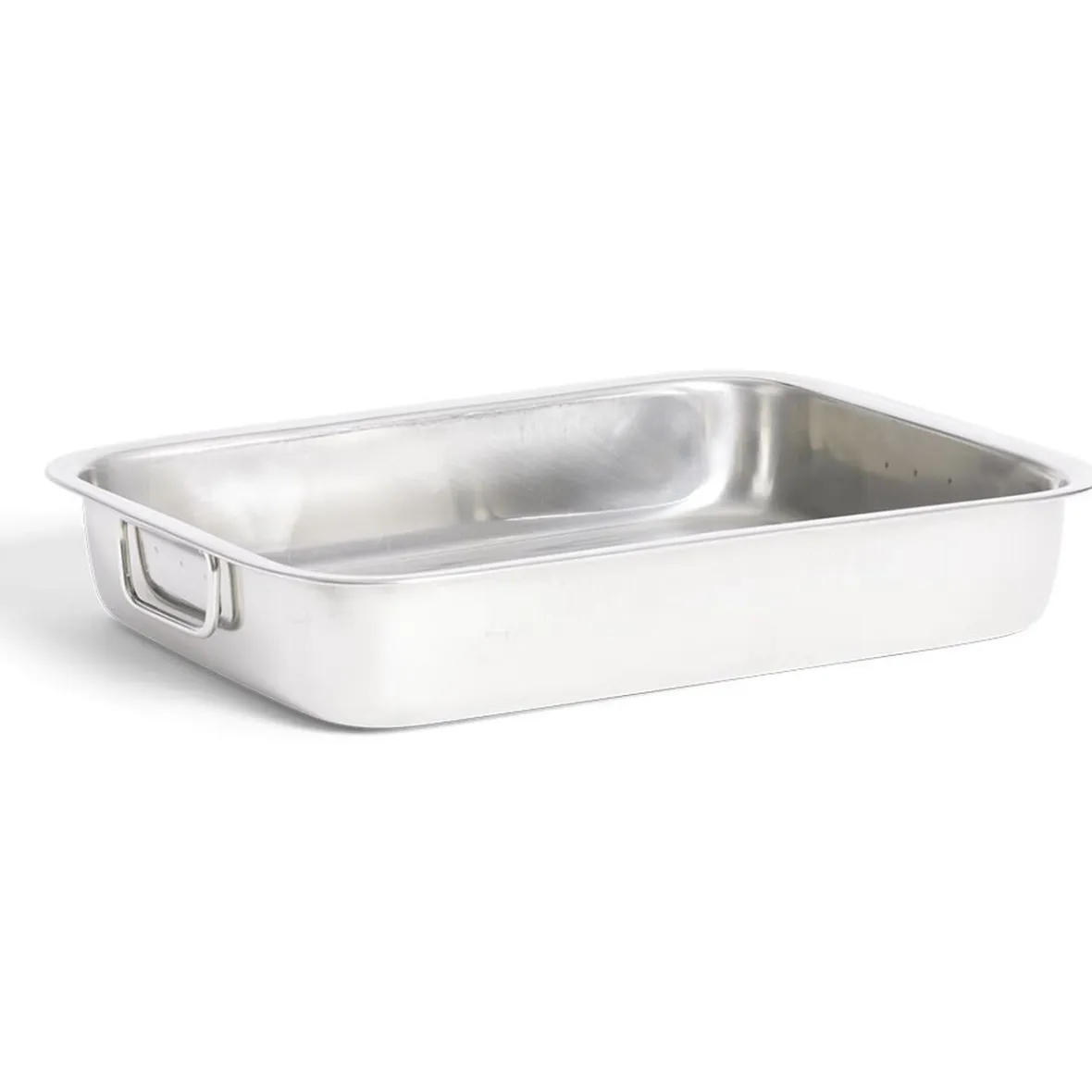 Gifi Cuisson^Plat à lasagnes en inox 37x27,5xH6,5cm