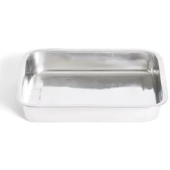 Gifi Cuisson^Plat à lasagnes en inox 37x27,5xH6,5cm