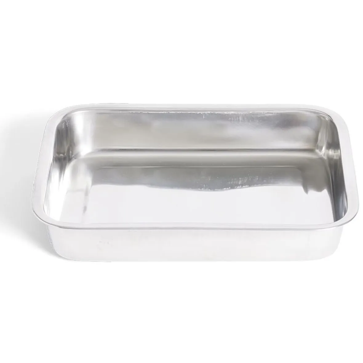 Gifi Cuisson^Plat à lasagnes en inox 37x27,5xH6,5cm