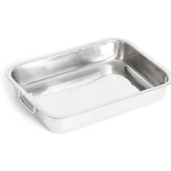 Gifi Cuisson^Plat à lasagnes en inox 37x27,5xH6,5cm