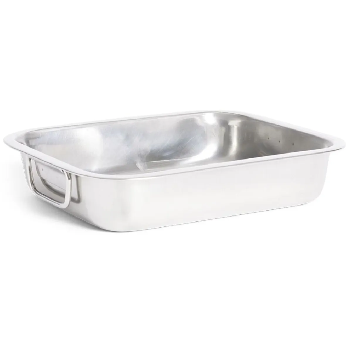 Gifi Cuisson^Plat à lasagnes en inox 27x19,5xH6,5cm