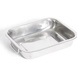 Gifi Cuisson^Plat à lasagnes en inox 27x19,5xH6,5cm