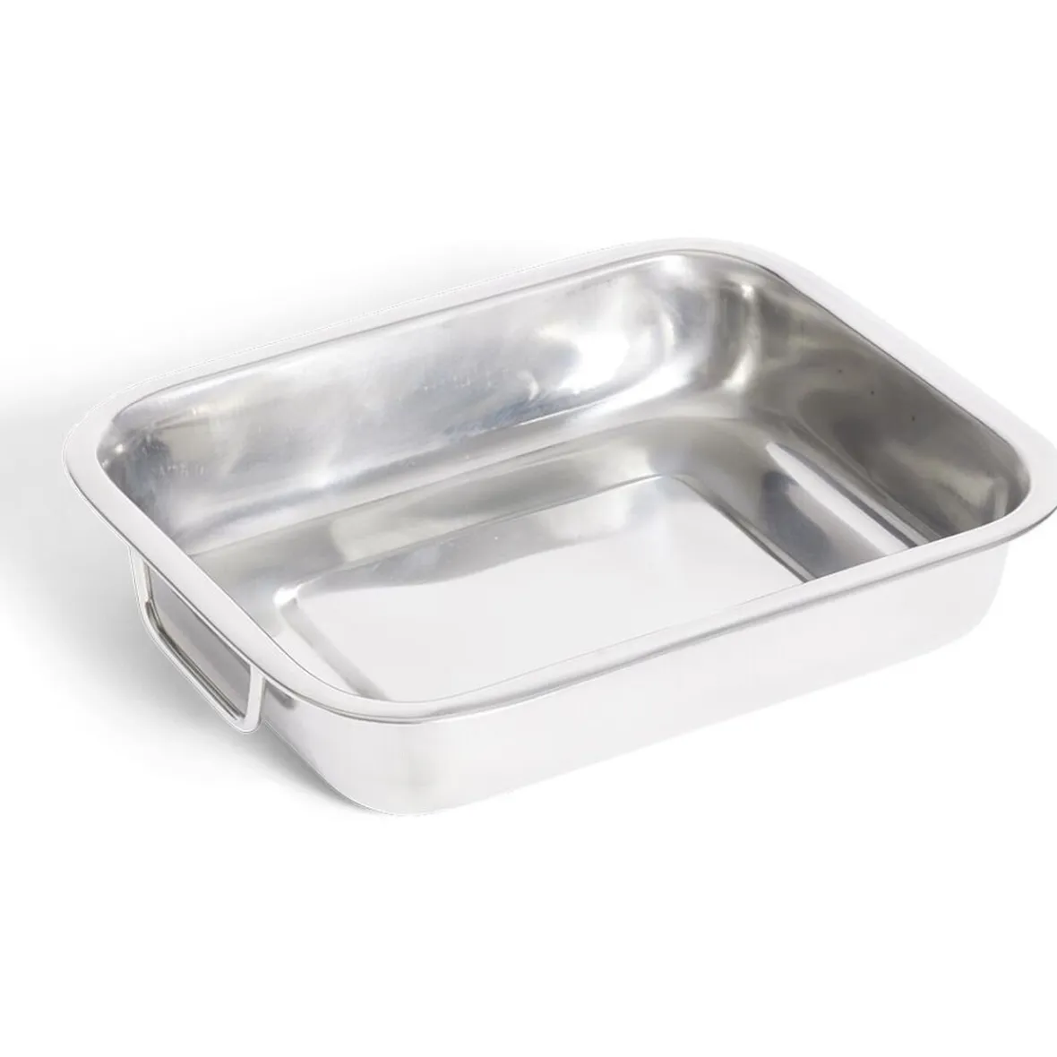 Gifi Cuisson^Plat à lasagnes en inox 27x19,5xH6,5cm
