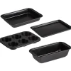 Gifi Cuisson^Plat à pâtisserie acier noir x4