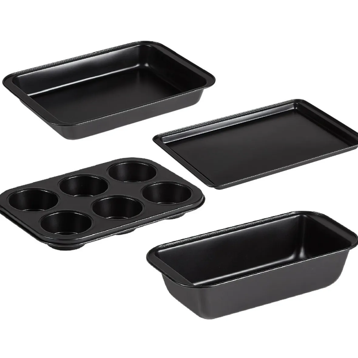 Gifi Cuisson^Plat à pâtisserie acier noir x4