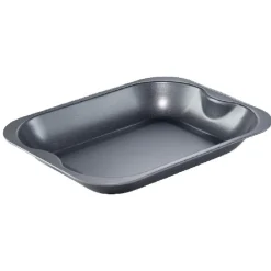 Gifi Cuisson^Plat gris carbone en métal x4