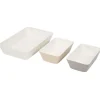 Gifi Cuisson^Plat rectangulaire cuisson four x3 céramique blanc