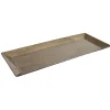Gifi Cuisson^Plat rectangulaire doré noir martelé