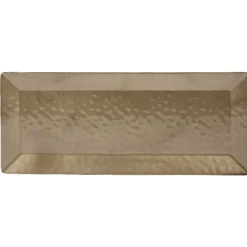 Gifi Cuisson^Plat rectangulaire doré noir martelé