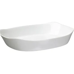 Gifi Cuisson^Plat rectangulaire en opale couleur blanc 30x22cm