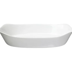 Gifi Cuisson^Plat rectangulaire en opale couleur blanc 30x22cm