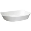 Gifi Cuisson^Plat rectangulaire en opale couleur blanc 38x28cm