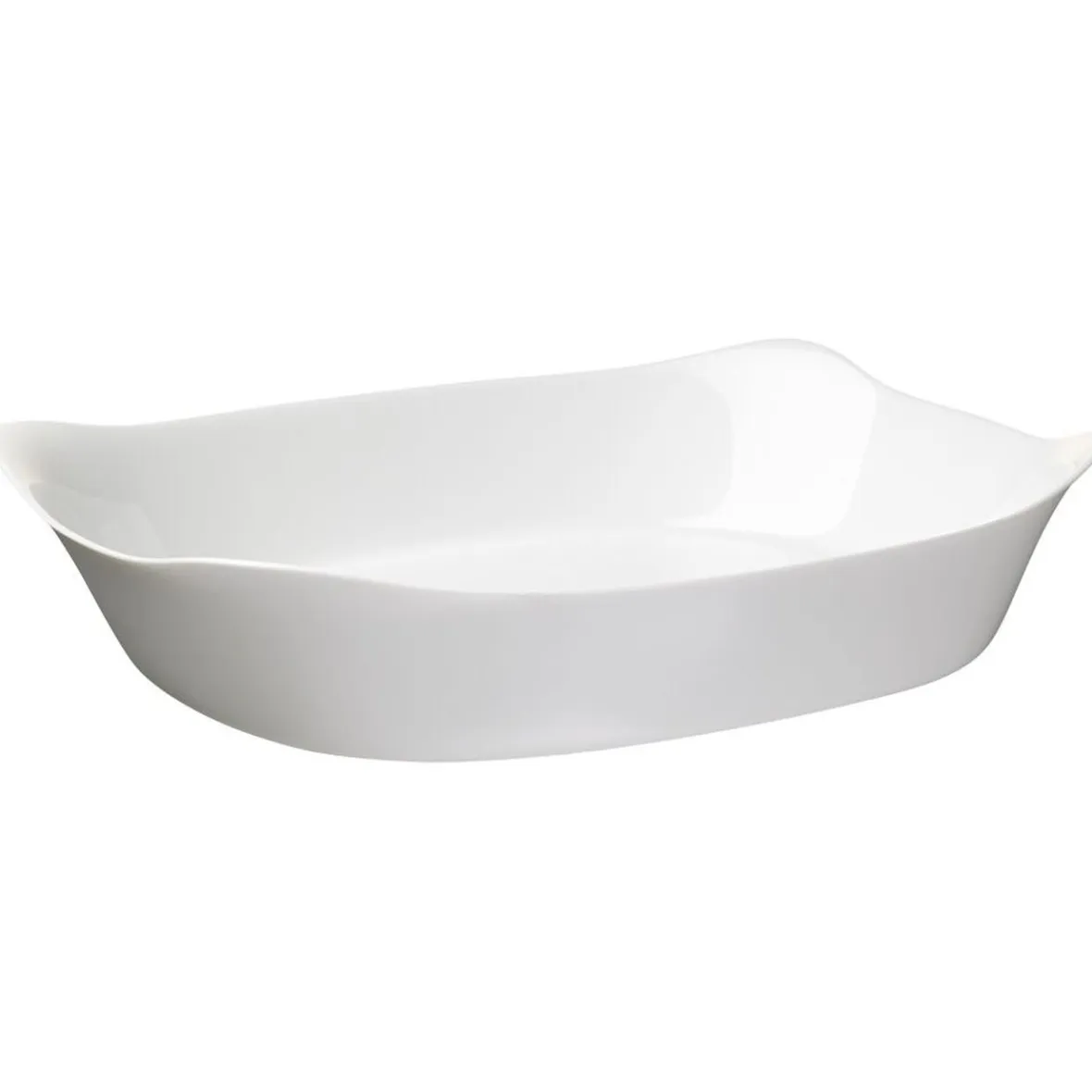 Gifi Cuisson^Plat rectangulaire en opale couleur blanc 38x28cm