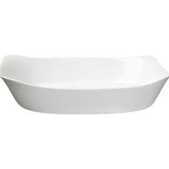 Gifi Cuisson^Plat rectangulaire en opale couleur blanc 38x28cm
