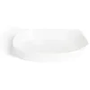 Gifi Cuisson^Plat rectangulaire 22x30cm Luminarc contour relief blanc