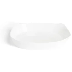 Gifi Cuisson^Plat rectangulaire 22x30cm Luminarc contour relief blanc