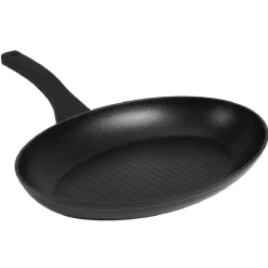 Gifi Cuisson^Poêle à poisson ronde en fonte compatible tous feux