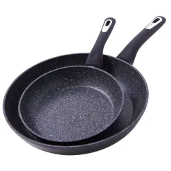 Gifi Cuisson^Poêle aluminium effet pierre x2