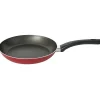 Gifi Cuisson^Poêle aluminium noir et rouge Ø24cm