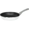 Gifi Cuisson^Poêle anti adhérente acier émaillé noir et blanc Ø24cm