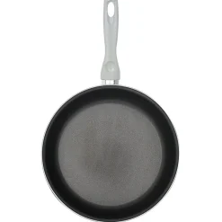 Gifi Cuisson^Poêle anti adhérente acier émaillé noir et blanc Ø28cm