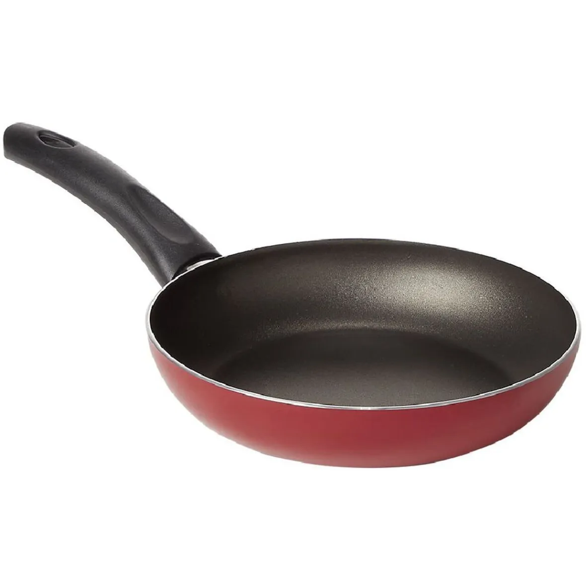 Gifi Cuisson^Poêle antiadhérente aluminium noir et rouge Ø20cm