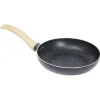 Gifi Cuisson^Poêle antiadhérente poignée soft touch beige et noir Ø20cm