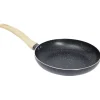 Gifi Cuisson^Poêle antiadhérente poignée soft touch beige et noir Ø28cm