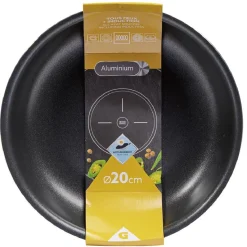 Gifi Cuisson^Poêle antiadhérente sans poignée noir Ø20cm