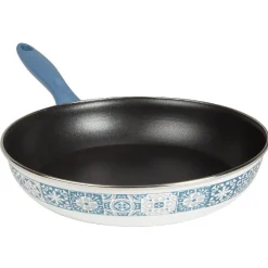 Gifi Cuisson^Poêle anti-adhésive acier émaillé motif carreau de ciment