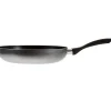 Gifi Cuisson^Poêle antiadhésive aluminium dégradé gris poignée bakélite noire