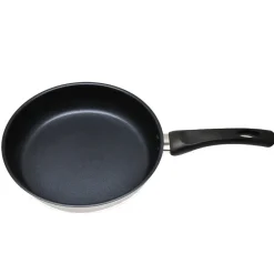 Gifi Cuisson^Poêle antiadhésive inox poignée bakélite noire