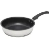 Gifi Cuisson^Poêle inox avec poignée bakélite ø 24 cm
