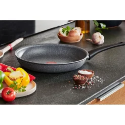 Gifi Cuisson^Poêle Mineralia Force aluminium moucheté gris noir ø 28 cm