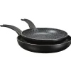 Gifi Cuisson^Poêle noire à induction effet pierre x2