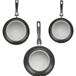 Gifi Cuisson^Poêle noire en aluminium x3