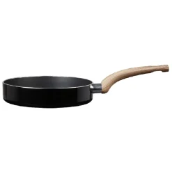 Gifi Cuisson^Poêle noire manche effet bois Ø 20