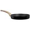 Gifi Cuisson^Poêle noire manche effet bois Ø 24