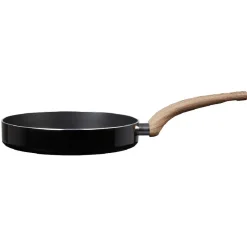 Gifi Cuisson^Poêle noire manche effet bois Ø 24