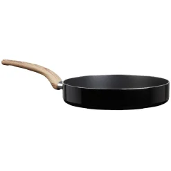 Gifi Cuisson^Poêle noire manche effet bois Ø 28