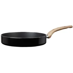 Gifi Cuisson^Poêle noire manche effet bois Ø 28