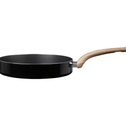 Gifi Cuisson^Poêle noire manche effet bois Ø 28