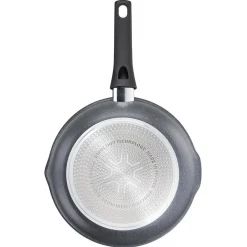 Gifi Cuisson^Poêle sauteuse Tefal Mineralia Force aluminium moucheté gris noir ø 26 cm
