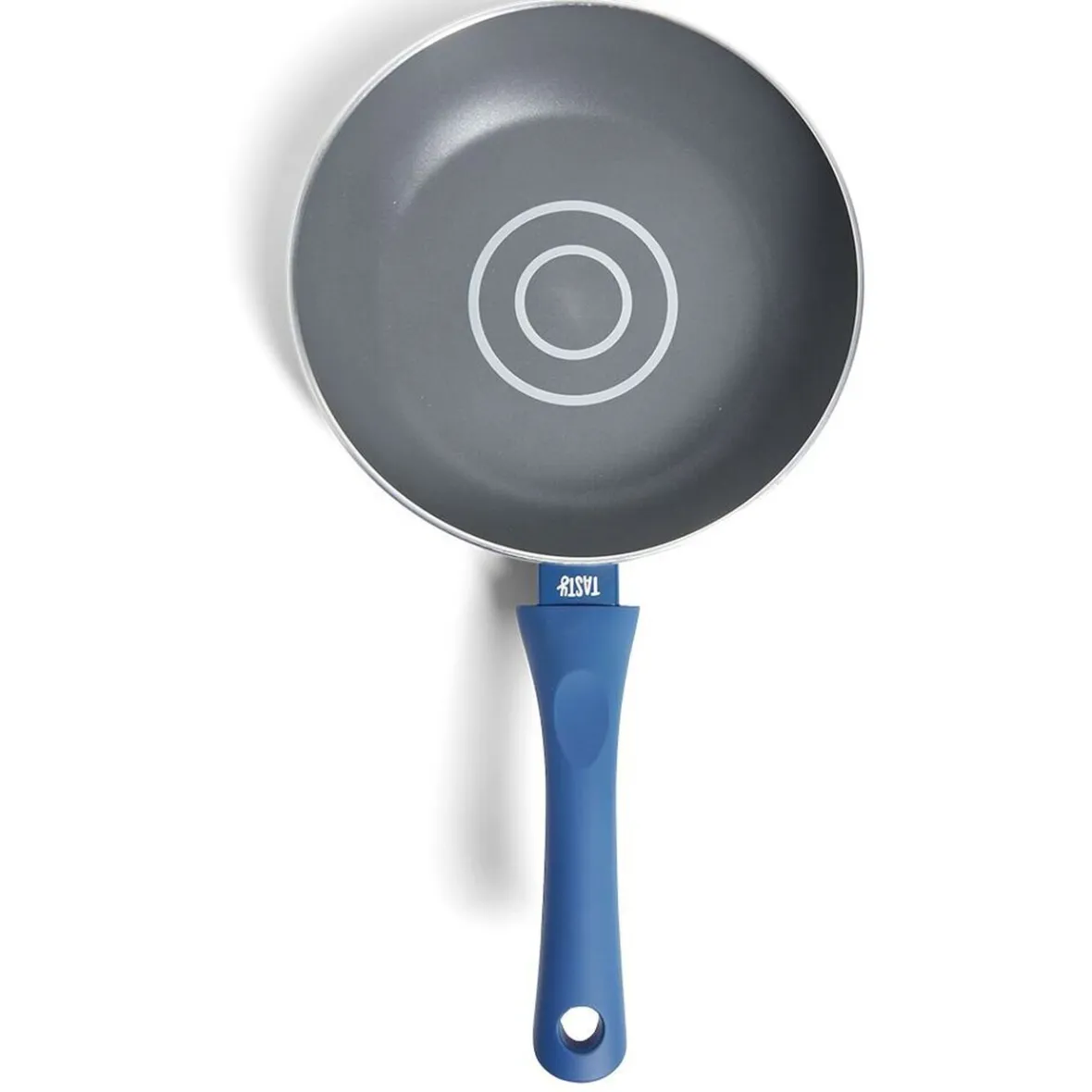 Gifi Cuisson^Poêle tous feux Ø20cm aluminium gris et bleu