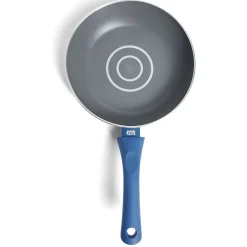 Gifi Cuisson^Poêle tous feux Ø24cm aluminium gris et bleu