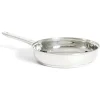Gifi Cuisson^Poêle tous feux dont induction inox gris Ø28cm
