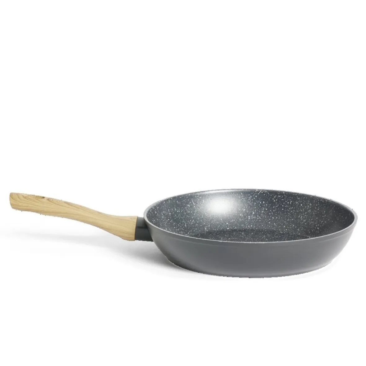 Gifi Cuisson^Poêle tous feux dont induction aluminium noir Ø28cm