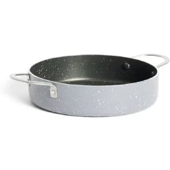 Gifi Cuisson^Poêle tous feux dont induction aluminium et inox noir Ø16cm